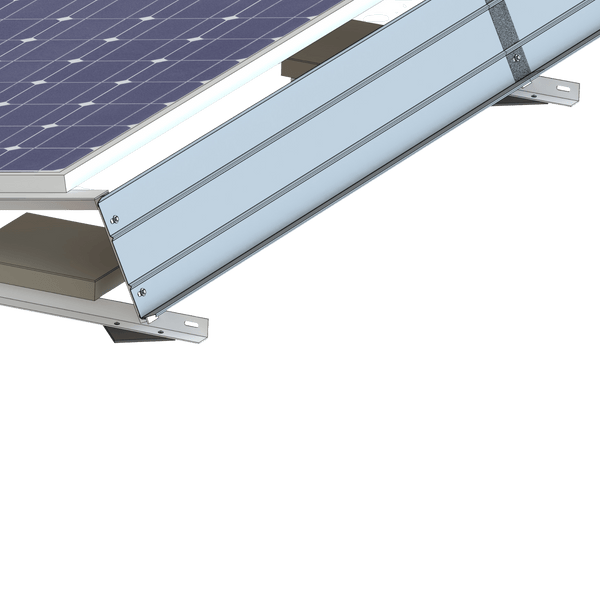 Windleitblech für Süd - Flachdachsystem - Schneider Unterkonstruktion