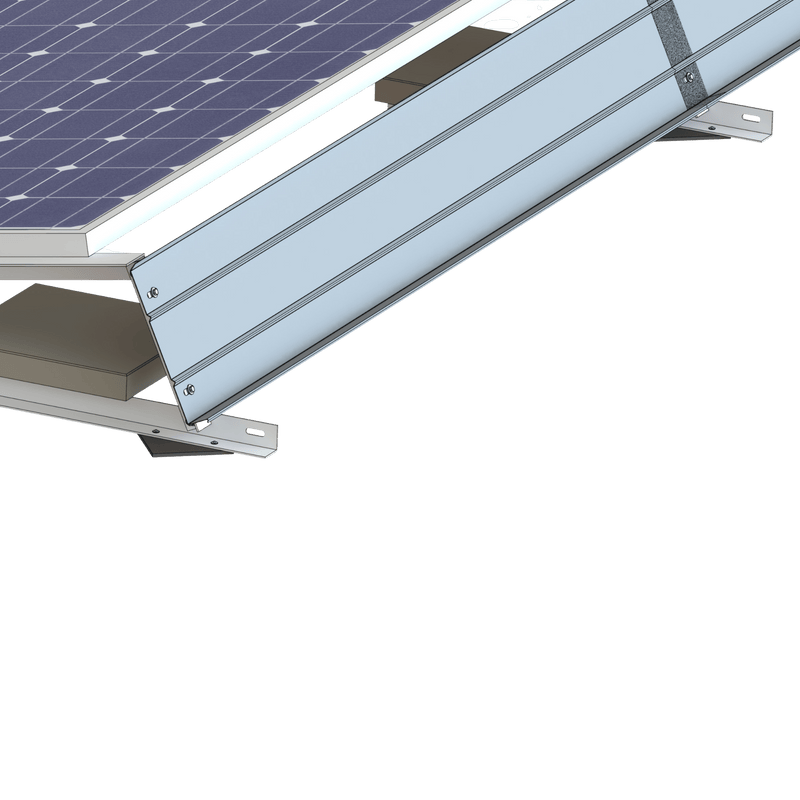 Windleitblech für Süd - Flachdachsystem - Schneider Unterkonstruktion